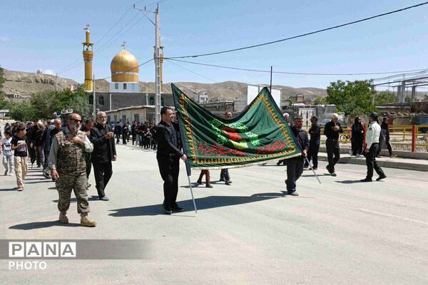 شهر راز غرق در سوگ اربعین؛ آیین باشکوه عزاداری حسینی با حضور گسترده مردم