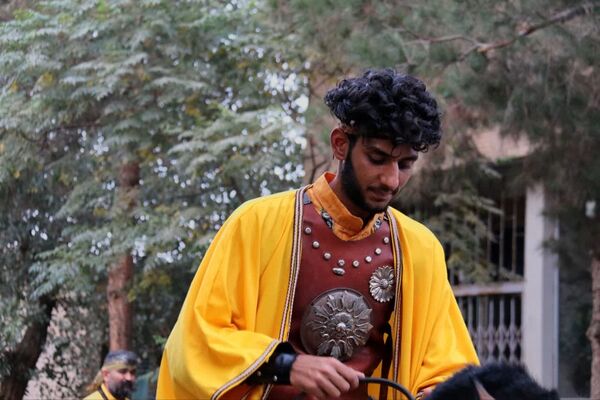 مراسم کاروان روز هشتم هیات حسینی نوش آباد