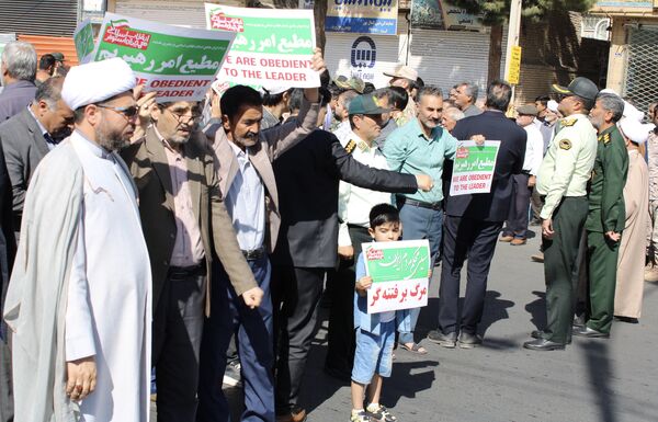 راهپیمایی بشارت نصر؛ نمایش وحدت، اقتدار و وفاداری ملت به آرمان‌های انقلاب در شهرستان تربت جام