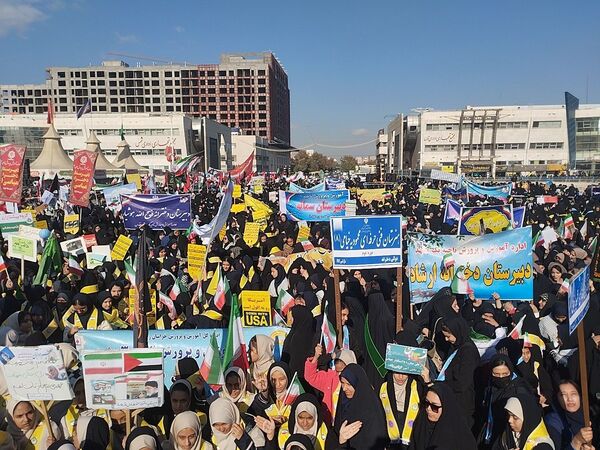 راهپیمایی 13آبان‌ در مشهدمقدس