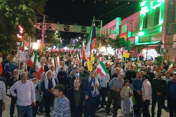  خروش مردم تویسرکان در حمایت از ولایت