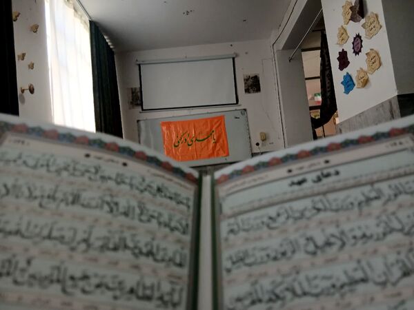 دعای ندبه در مدرسه حضرت زهرا (س) نیر