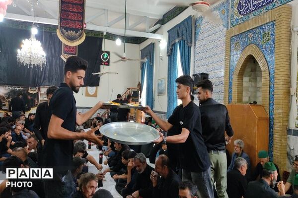هئیت عزاداری مسجد جامع شهربار نیشابور در روز تاسوعای حسینی 