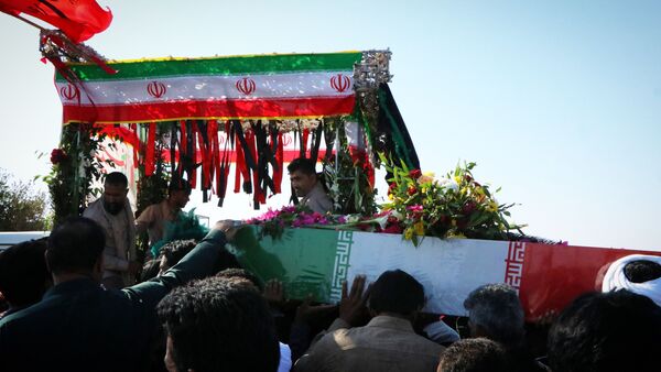 تشییع پیکر مطهر شهید گمنام در روستاهای شهرستان ریگان