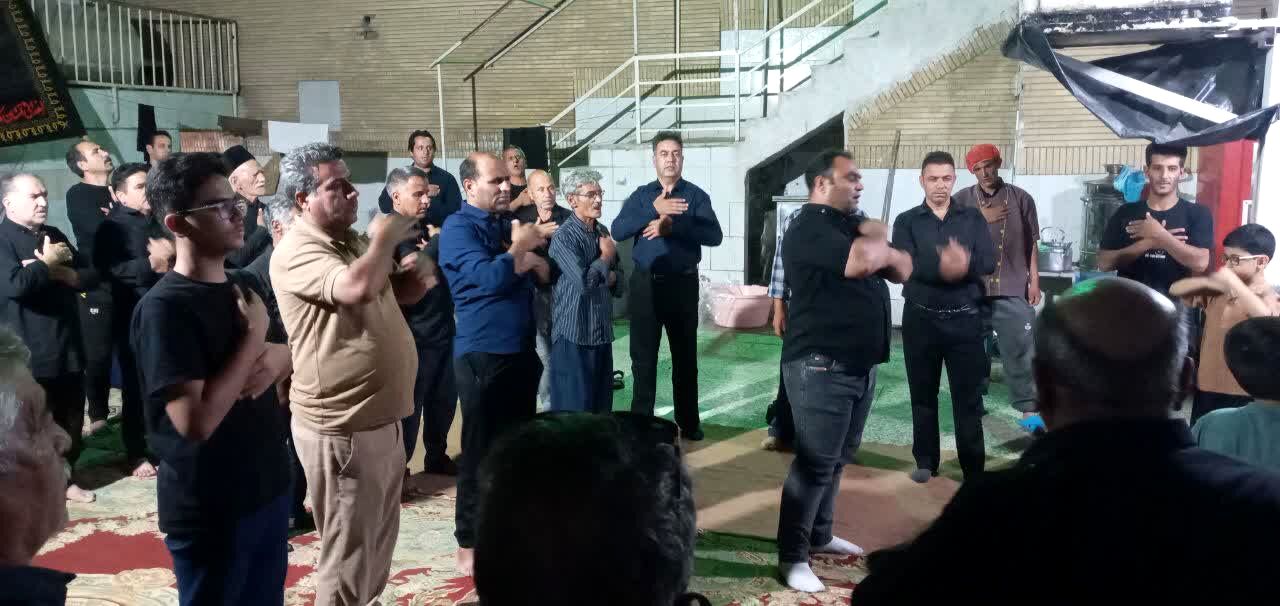 عزاداری اربعین خدمتگزاران حسینیه  ابوالفضلی فدافن در مشهد مقدس