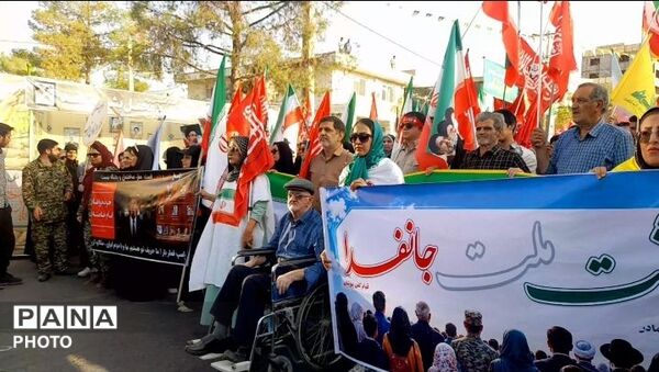 رزمایش جانفدایان ایران در شهرستان بیرجند