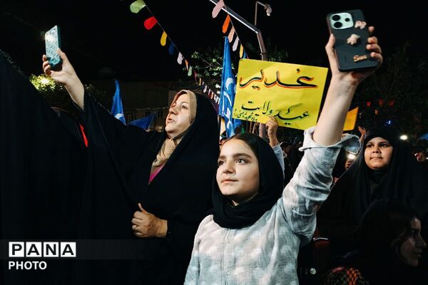  باشکوه جشن عید غدیر در میدان ارشاد ورامین با حضور گسترده مردم دیار ۱۵ خرداد
