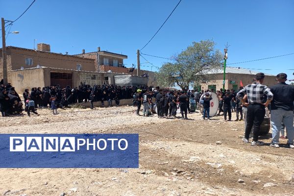 مراسم گرامیداشت تاسوعای حسینی در روستای گزکوه 