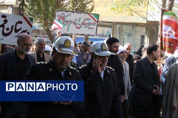 فریاد استکبارستیزی در قیامدشت طنین‌انداز شد