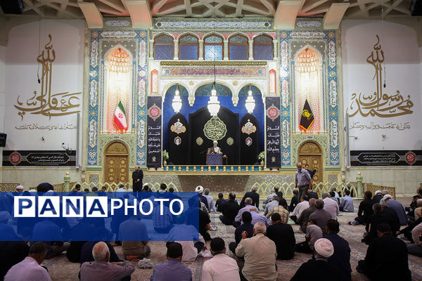 عزاداری شب شهادت امام باقر(ع) در حرم کریمه اهل بیت