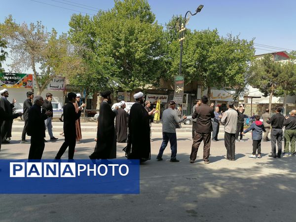 دسته‌روی هیات مذهبی سملقان در سالروز شهادت امام جعفر صادق(ع)