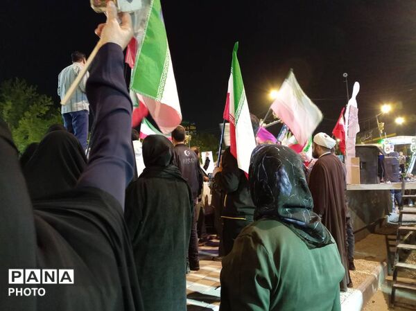 اجتماعات شبانه مردم بجنوردی؛ شب‌های پرشور در مرکز خراسان‌شمالی