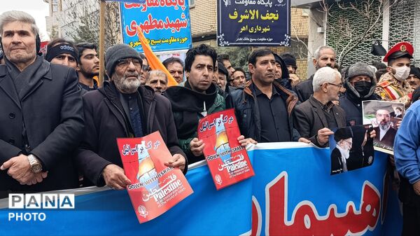 راهپیمایی پرشور روز جهانی قدس در اهر