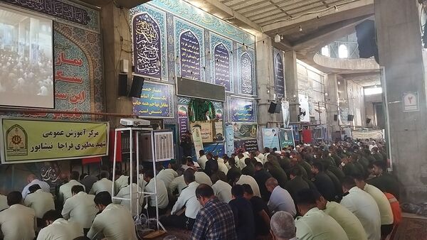 نماز عبادی و سیاسی جمعه همزمان با آغاز هفته نیروی انتظامی در نیشابور