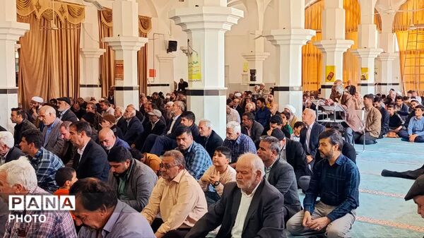 نخستین نماز جمعه ماه مبارک رمضان در شهرستان خلیل‌آباد 