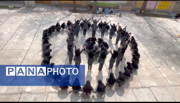 اجرای پیرامید در دبیرستان فاطمه الزهرا(ص) آشخانه