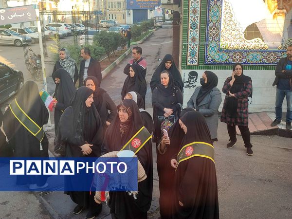 اعزام دانش‌آموزان دختر قائمشهری به اردوی راهیان نور