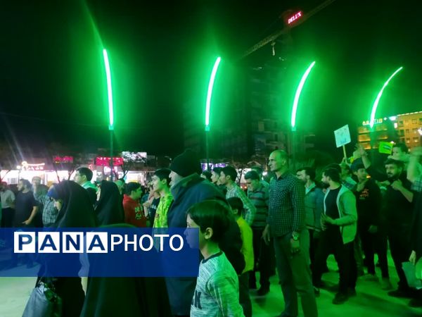 خروش مردم دار المومنین کاشان در میدان جهاد