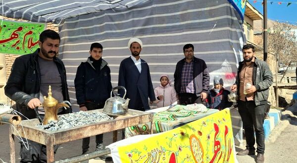 برپایی موکب به‌مناسبت عید نیمه شعبان