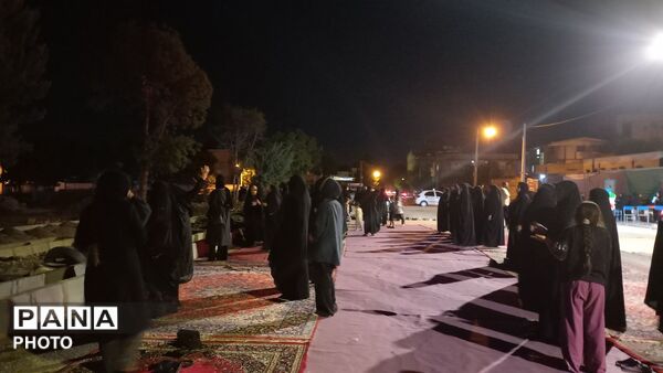 مراسم عزاداری شهادت امام زین‌العابدین (ع) در پارک باهنر شهر الشتر