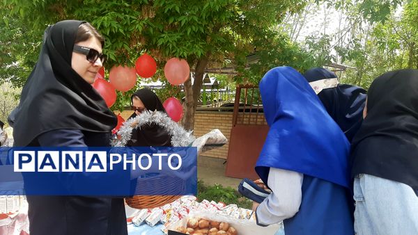 اردوی دانش‌آموزان مدرسه هیأت امنایی ضحی ۲ در روستای زوارم شیروان