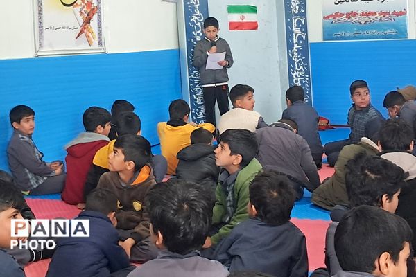 ویژه‌برنامه امام رضایی در مدرسه امام‌خمینی (ره) نیر