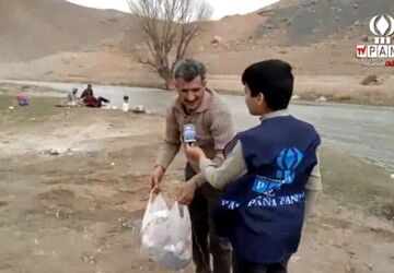 روز طبیعت در حاشیه رودخانه زاینده رود شهرستان چادگان