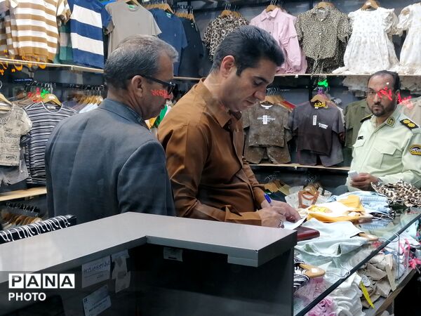 گشت مشترک نظارت بر بازار شهرستان کاشمر با حضور فرماندار