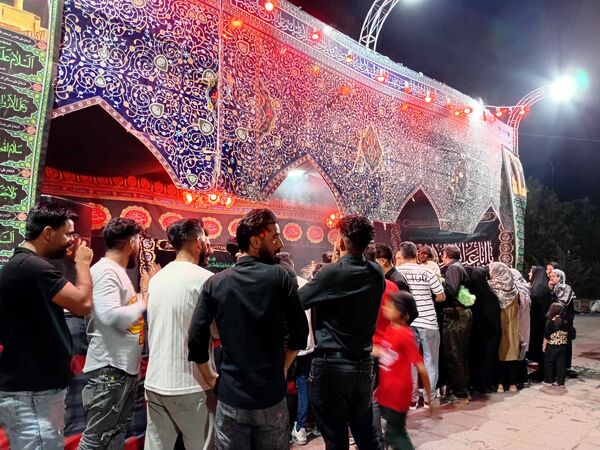 برپایی موکب پذیرایی در ایام محرم در شهرستان کاشمر