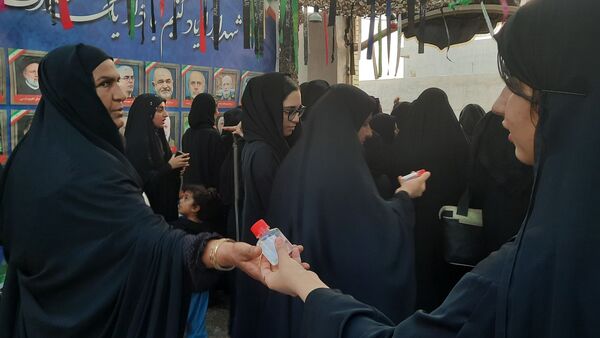 مشارکت نوجوانان عاشورایی در مراسم جاماندگان اربعین حسینی