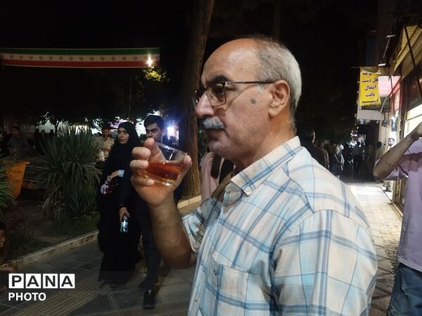 فعالیت چایخانه حوزه علمیه گلشن در قاب پانا
