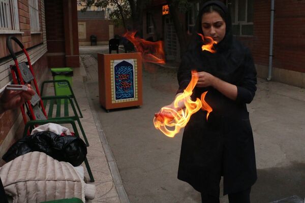 مراسم هفته پژوهش در دبیرستان بانو عفت آهنگری شهرری