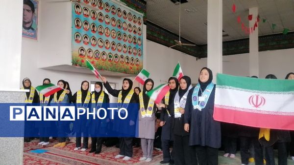 جشن روز دانش آموز دختران دبیرستان حضرت فاطمه و حضرت رقیه در مهدیه شهر بار نیشابور 