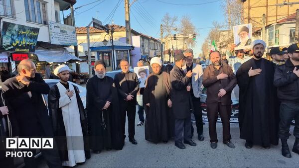 اجتماع سوگواران در رضوانشهر 