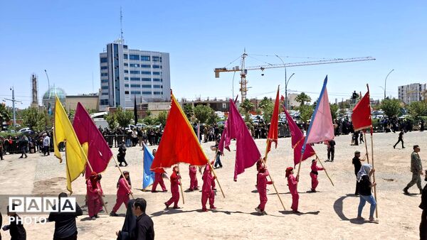 بازآفرینی واقعه عصر عاشورا با اجرای آیین خیمه‌سوزان در قم