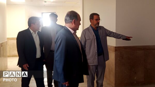 بازدید رییس سازمان آموزش و پرورش استثنایی خراسان رضوی از پروژه مدرسه «روزبه حمیدی»
