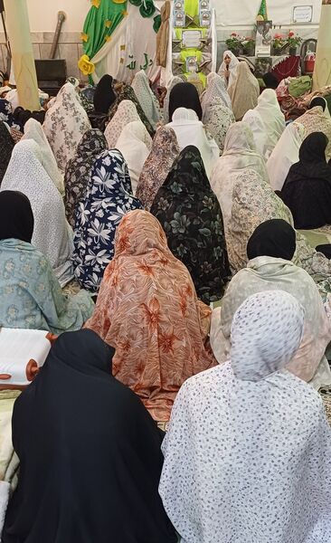 اعتکاف، پرواز دل‌های دختران دانش‌آموز کوهپایه