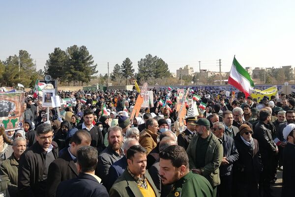 شکوه همبستگی مردم شهید پرور فشافویه در راهپیمایی ۲۲ بهمن