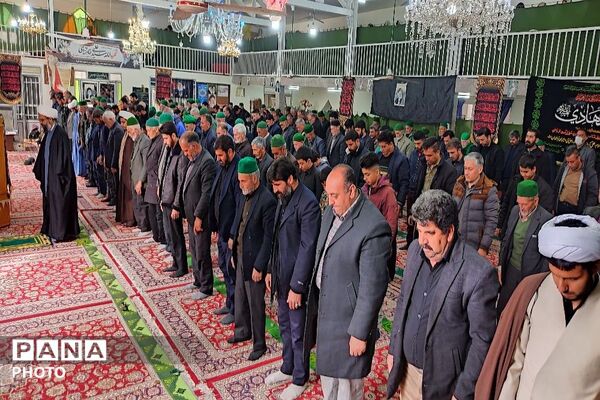 اقامه نماز عبادی_سیاسی جمعه در روز جهانی  قدس  مسجد جامع شهربار نیشابور 