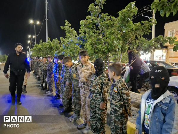 حرکت کاروان خودرویی و موتوری بیعت با رهبر انقلاب در شهر آوه