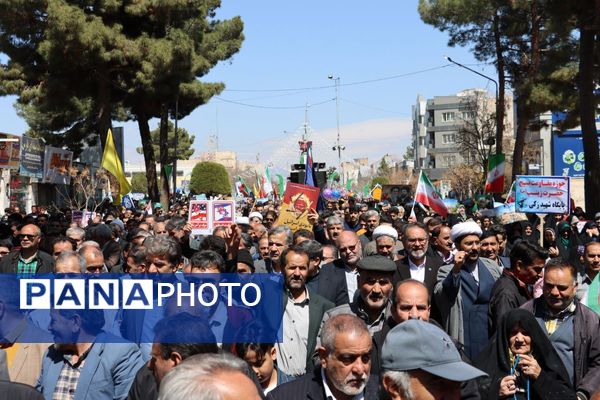 طنین فریاد قدس در خیابان‌های تربت حیدریه 