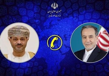 تماس تلفنی وزرای امور خارجه ایران و عمان