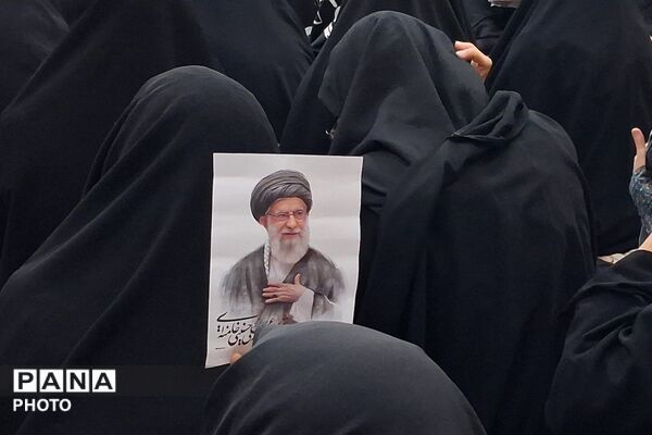 عزاداری شهادت رهبر انقلاب ویژه دانش آموزان کاشمری