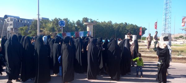 تشییع شهید گمنام در بوموسی 