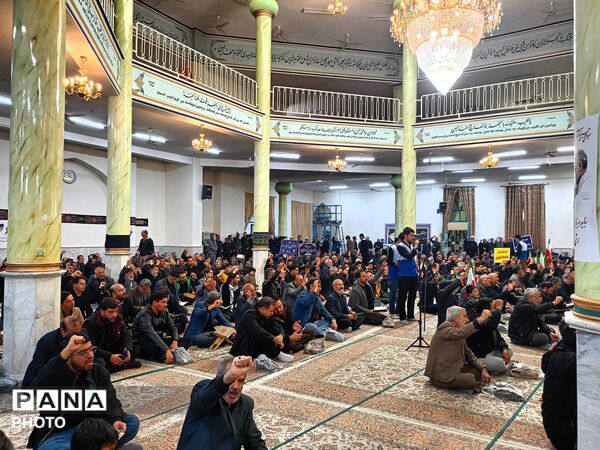 عزاداری شهادت رهبر انقلاب ویژه دانش آموزان کاشمری