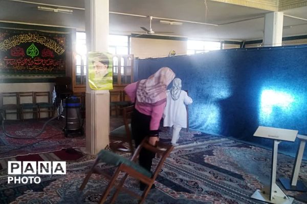 غبار‌روبی مساجد در آستانه ماه مبارک رمضان