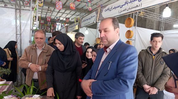 نمایشگاه دستاوردها و توانمندی بانوان روستایی در روستای بشرآباد