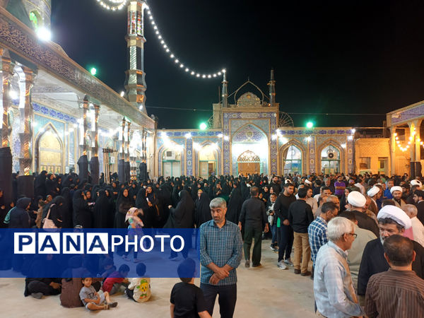  مراسم سوگواری شهادت آیت‌الله سید ابراهیم رئیسی و هیات همراه ایشان در بهبهان