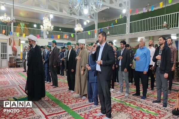 اقامه نماز عبادی سیاسی جمعه اردیبهشت ماه در شهر بار نیشابور