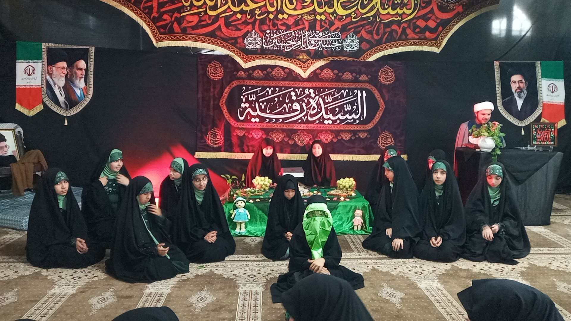 مراسم شهادت حضرت رقیه (س) در مسجد جامع شهرستان درگزین